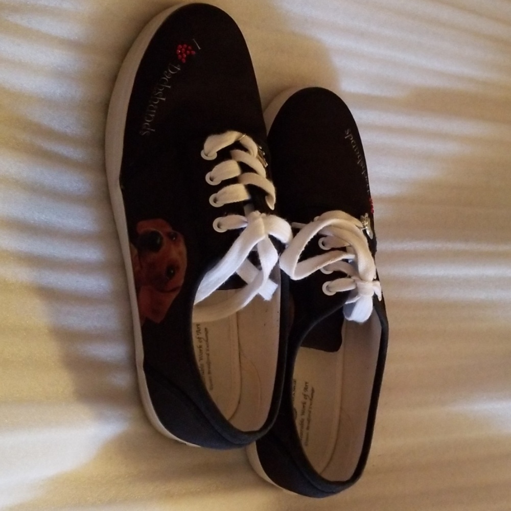 Bradford Exchange I love dachshunds shoes